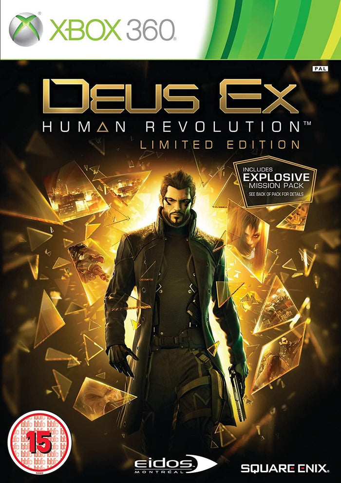 Deus Ex: Human Revolution Limited Edition  – Xbox 360 Action RPG Game