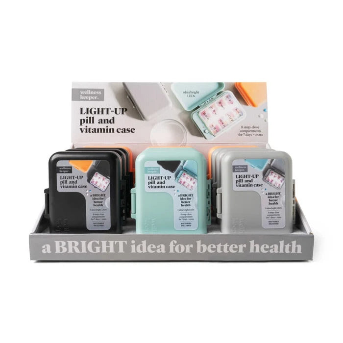 LED pill case