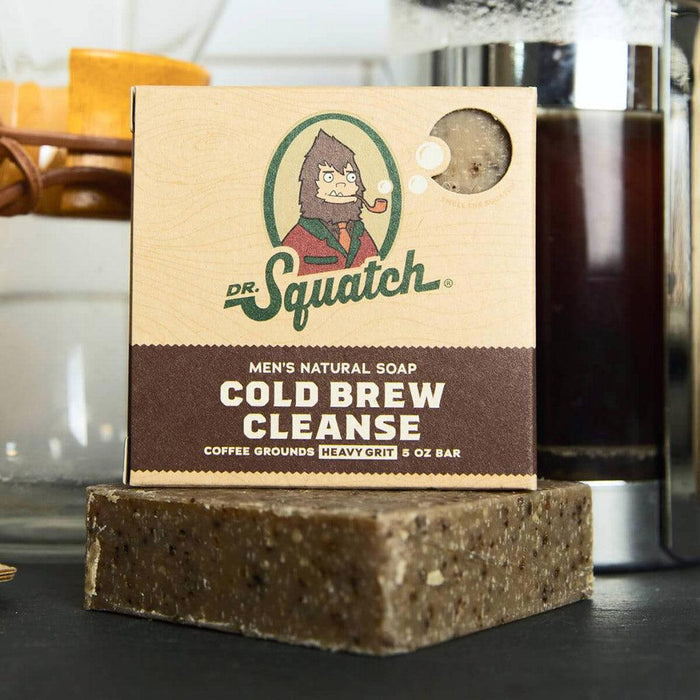 "Dr. Squatch : Men's Cold Brew Cleanse Bar Soap -"