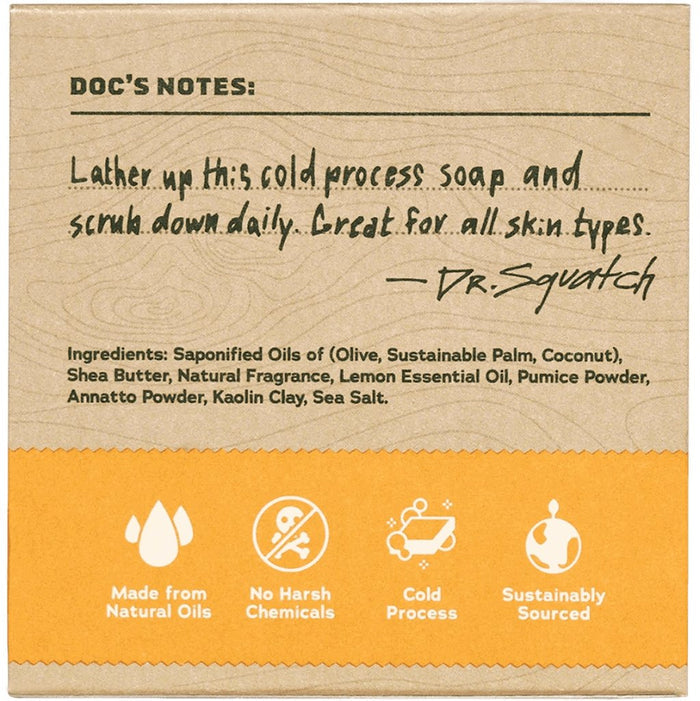 "Dr. Squatch : Summer Citrus in Bar Soap -"
