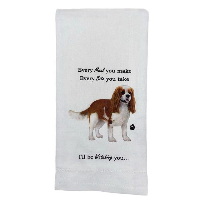 "Pet Lover \"Every Meal You Make\" Kitchen Towel - King Charles Cavalier - Pet Lover \"Every Meal You Make\" Kitchen Towel - King Charles Cavalier"