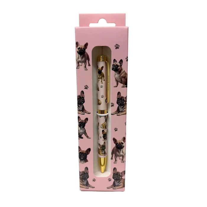 This E & S Pets French Bulldog Pink Ball Point Pen combines everyday writing with an adorable pet-inspired design.