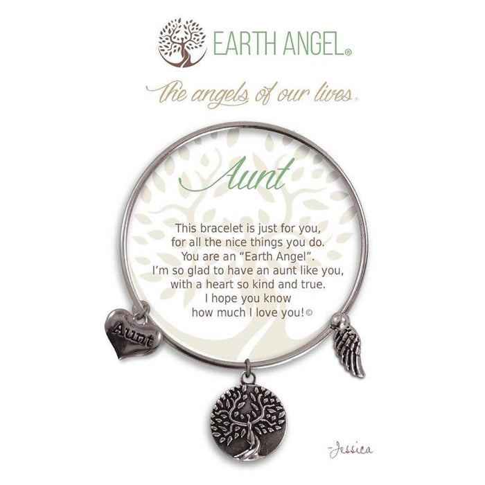 "Earth Angel : Aunt Bracelet in Silver -"