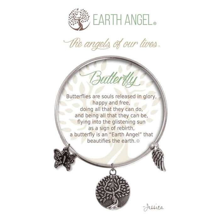 "Earth Angel : Butterfly Charm Bracelet in Copper - Earth Angel : Butterfly Charm Bracelet in Copper"