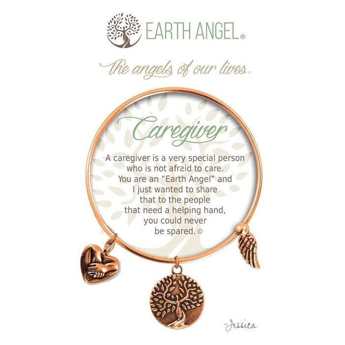 "Earth Angel : Caregiver Charm Bracelet in Copper - Earth Angel : Caregiver Charm Bracelet in Copper"