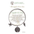 "Earth Angel : Dragonflies and Destiny Bracelet in Silver -"