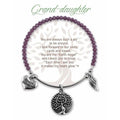 Shop the Earth Angel Grand-Daughter Radiant Purple Stone Bracelet at Annies Hallmark.