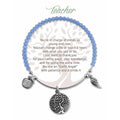 "Earth Angel : Grandma Radiant Blue Stone Bracelet -"
