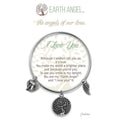 "Earth Angel : I Love You Bracelet in Silver -"
