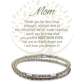 Shop the Earth Angel Mom Champagne Leather Bracelet at Annies Hallmark.