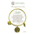 "Earth Angel : Sister Bracelet in Brass -"