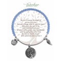 Shop the Earth Angel Teacher Radiant Blue Stone Bracelet at Annies Hallmark.