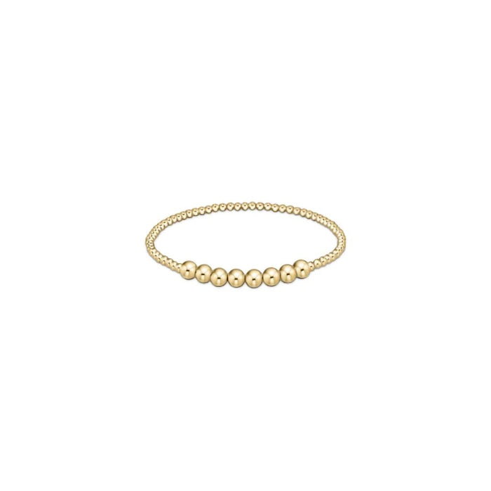 "Enewton Designer : Classic Beaded Bliss Bead Bracelet in Gold -"