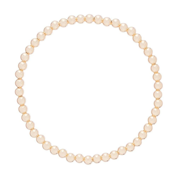 "enewton : Classic Gold Bead Bracelet (3 Asstd Thicknesses) -"