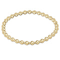enewton design : Classic Grateful Pattern Gold Bead Bracelet 6.25" - 4mm