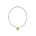 enewton design : Classic Sterling Mixed Metal 2mm Bead Bracelet - Inspire Small Gold Charm - enewton design : Classic Sterling Mixed Metal 2mm Bead Bracelet - Inspire Small Gold Charm