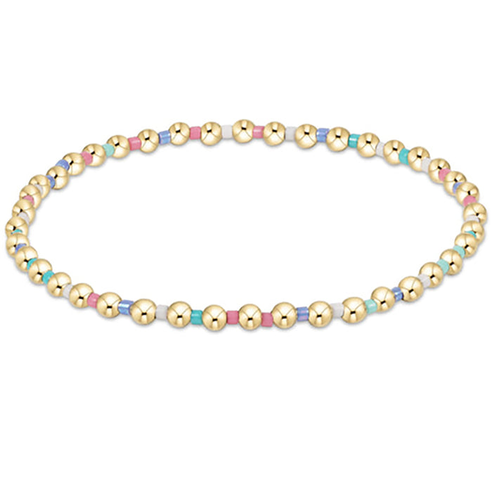 enewton - enewton bracelet - stack bracelet - Beaded bracelet - waterproof jewelry - waterproof bracelet - Gold bracelet
