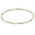 enewton - enewton bracelet - stack bracelet - Beaded bracelet - waterproof jewelry - waterproof bracelet - Gold bracelet