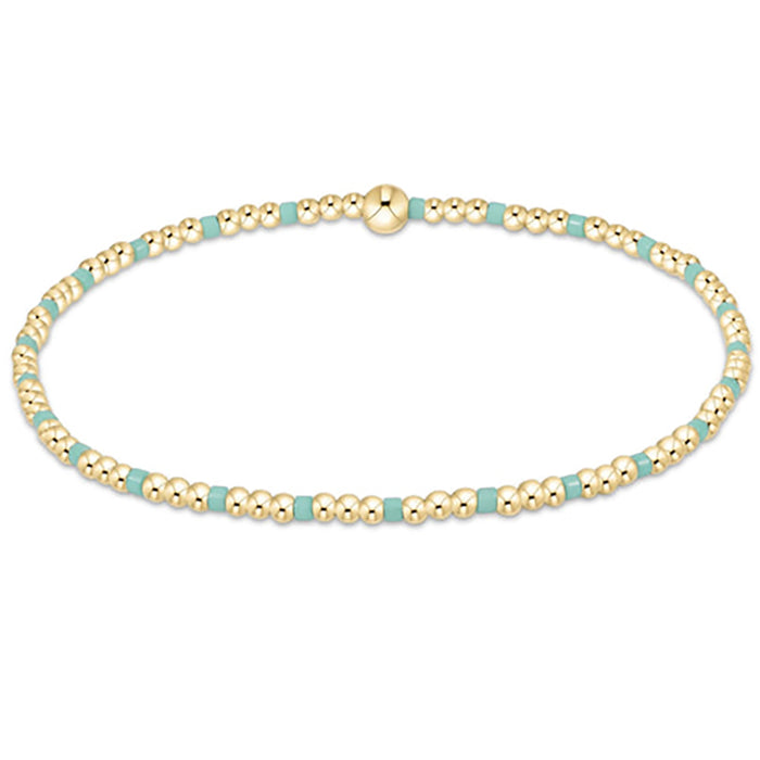 enewton - enewton bracelet - stack bracelet - Beaded bracelet - waterproof jewelry - waterproof bracelet - Gold bracelet