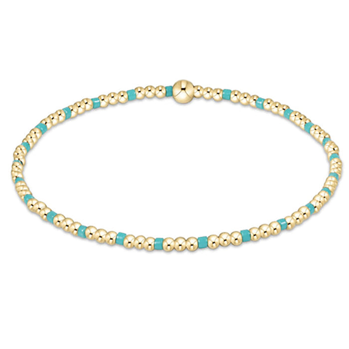 enewton - enewton bracelet - stack bracelet - Beaded bracelet - waterproof jewelry - waterproof bracelet - Gold bracelet