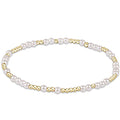 Enewton Design : Hope Unwritten 2mm Gold Bead Bracelet - 3mm Pearl