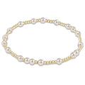 enewton design : Hope Unwritten 2mm Gold  Bead Bracelet 6.25" - 4mm Pearl