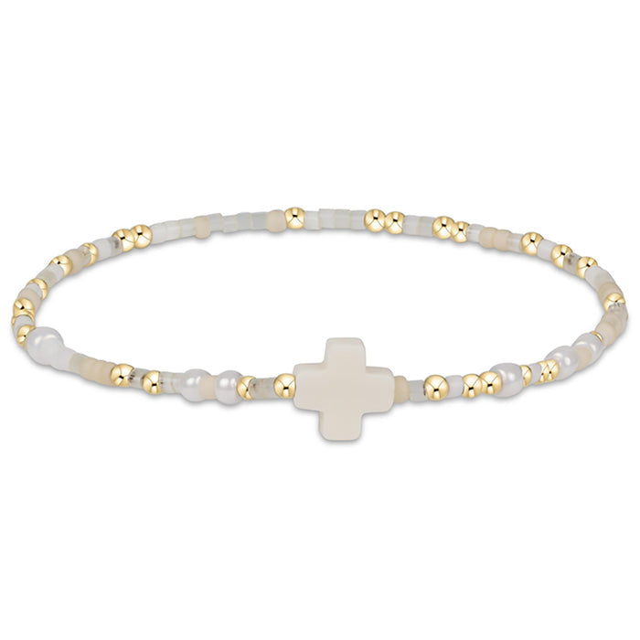 enewton - enewton bracelet - stack bracelet - Beaded bracelet - waterproof jewelry - waterproof bracelet - Gold bracelet