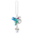 hummingbird lovers keychain charm