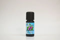 Bottle of Veranium essential oil on a white background