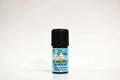 Chamomile German essential oil bottle on a white background