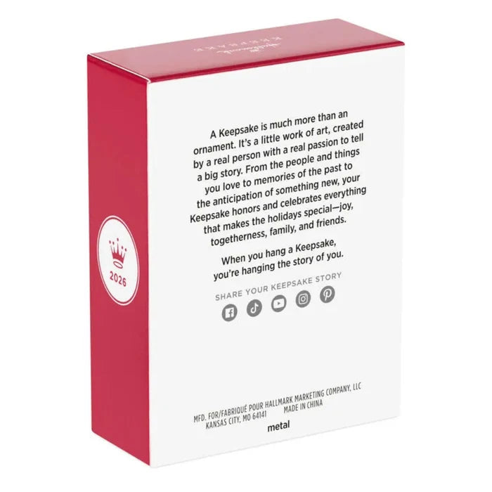 Back of a red and white box with text and branding
