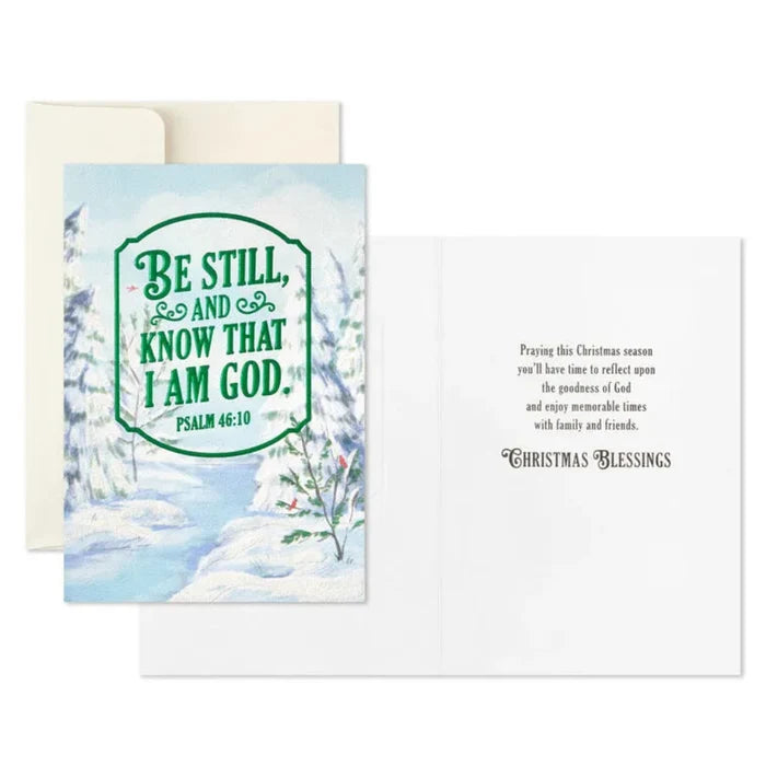 Gray box with a scenic design and motivational quote on a white background