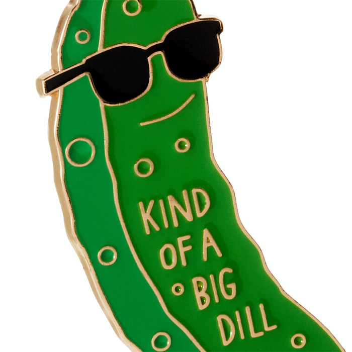 Hallmark : Big Dill Pickle Charm Keychain