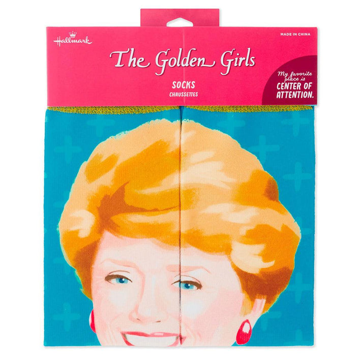 "Hallmark : Blanche The Golden Girls Center of Attention Novelty Crew Socks -"