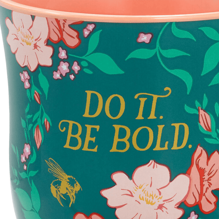 Hallmark : Bridgerton Do It, Be Bold Floral Tea Cup, 15 oz. - Hallmark : Bridgerton Do It, Be Bold Floral Tea Cup, 15 oz.