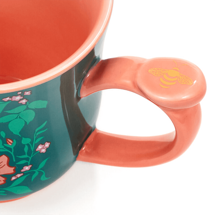 Hallmark : Bridgerton Do It, Be Bold Floral Tea Cup, 15 oz. - Hallmark : Bridgerton Do It, Be Bold Floral Tea Cup, 15 oz.