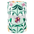 Hallmark : Bridgerton Ton Silhouettes on Floral Blanket, 50x60 - Hallmark : Bridgerton Ton Silhouettes on Floral Blanket, 50x60