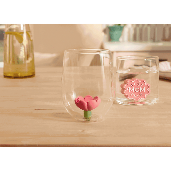 Hallmark : Charmers Best Dad Ever Green Silicone Charm