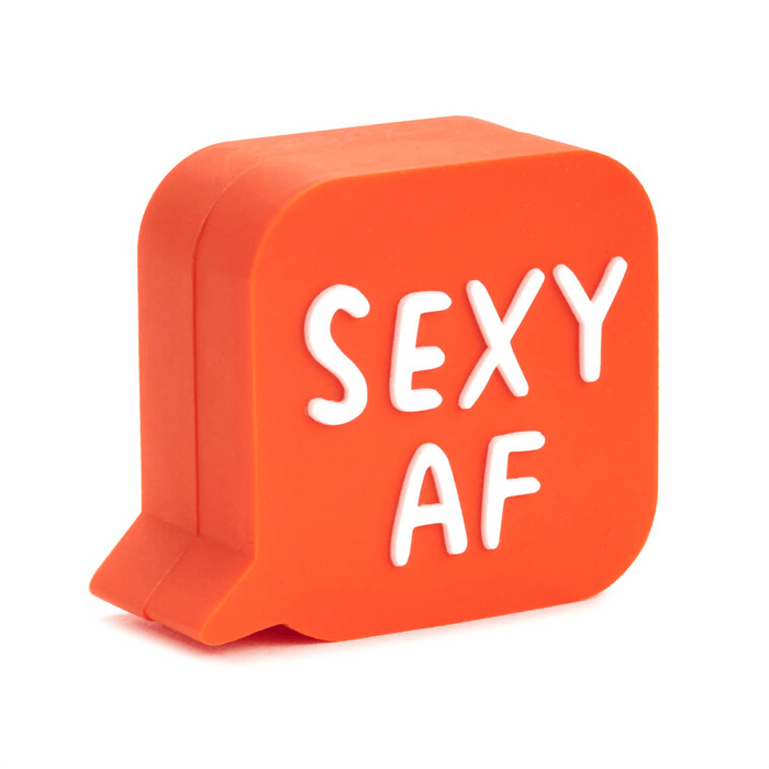 Hallmark : Charmers Sexy AF Funny Silicone Charm, 1.65" H - Hallmark : Charmers Sexy AF Funny Silicone Charm, 1.65" H