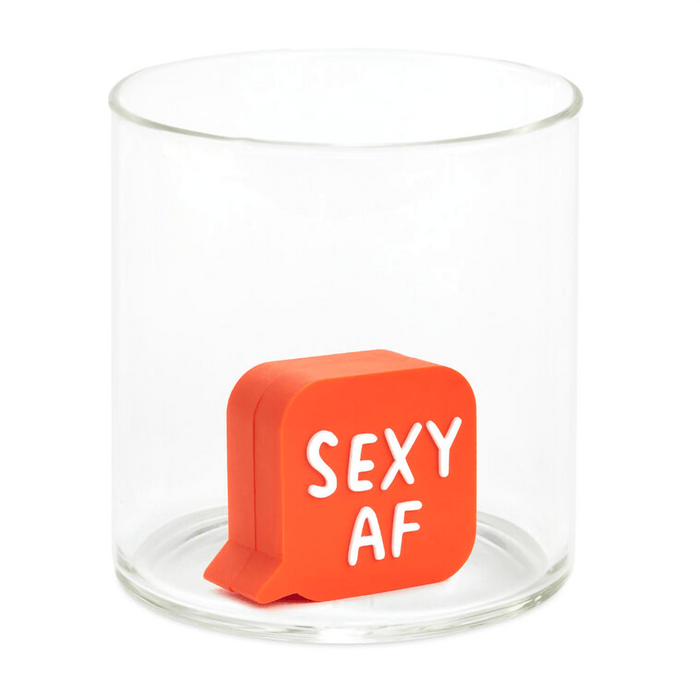 Hallmark : Charmers Sexy AF Funny Silicone Charm, 1.65" H - Hallmark : Charmers Sexy AF Funny Silicone Charm, 1.65" H