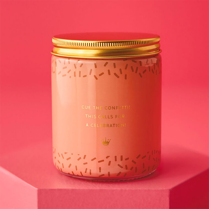 Hallmark : Congrats! Scented Single-Wick Jar Candle, 7 oz.