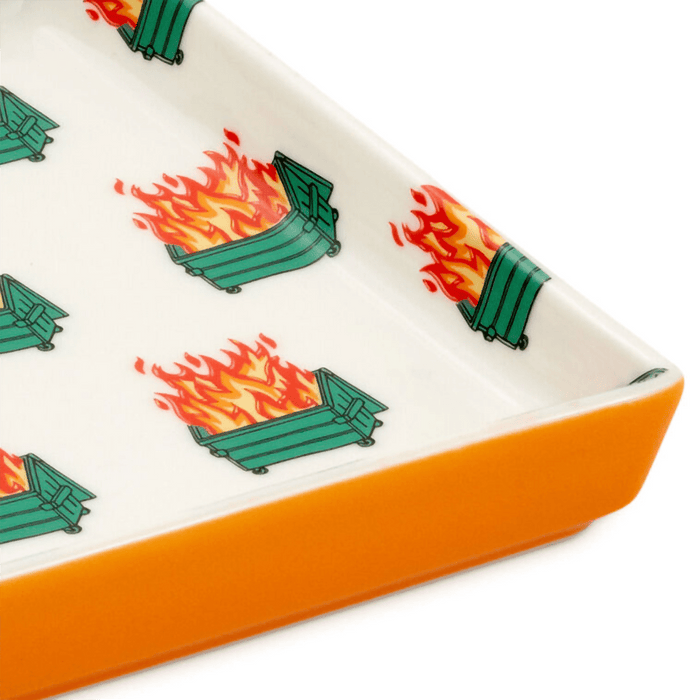 Hallmark : Dumpster Fire Funny Trinket Tray - Hallmark : Dumpster Fire Funny Trinket Tray