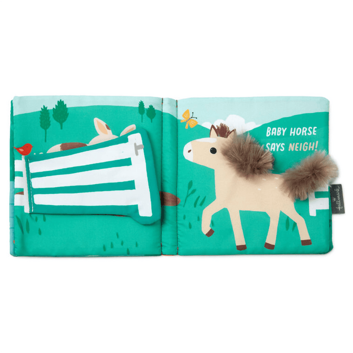 Hallmark : Farm Friends Touch - and - Feel Fabric Book for Kids - Hallmark : Farm Friends Touch - and - Feel Fabric Book for Kids