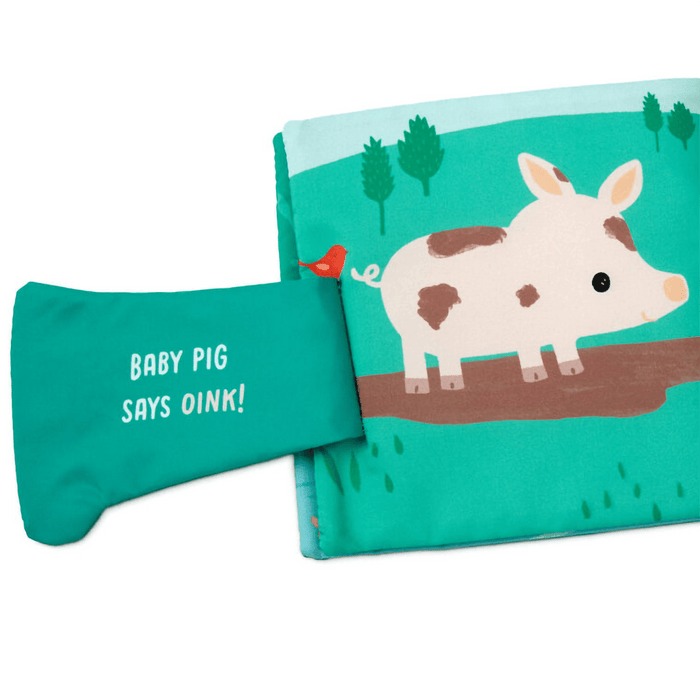 Hallmark : Farm Friends Touch - and - Feel Fabric Book for Kids - Hallmark : Farm Friends Touch - and - Feel Fabric Book for Kids