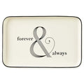 birds eye view of hallmark's  Forever & Always Serving Platter