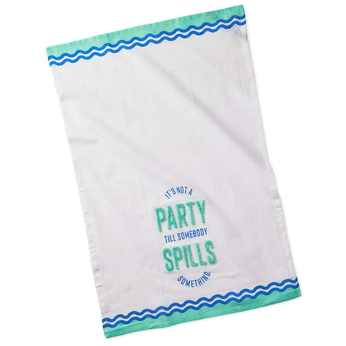 Hallmark : Funny Party Tea Towel, 18x26 - Hallmark : Funny Party Tea Towel, 18x26