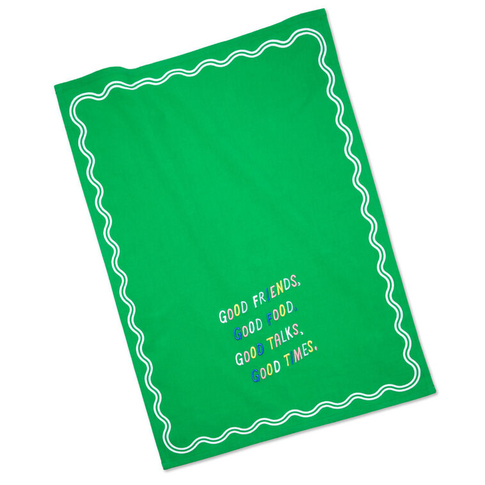 Hallmark : Good Friends, Food, Talks and Times Tea Towel, 18x26