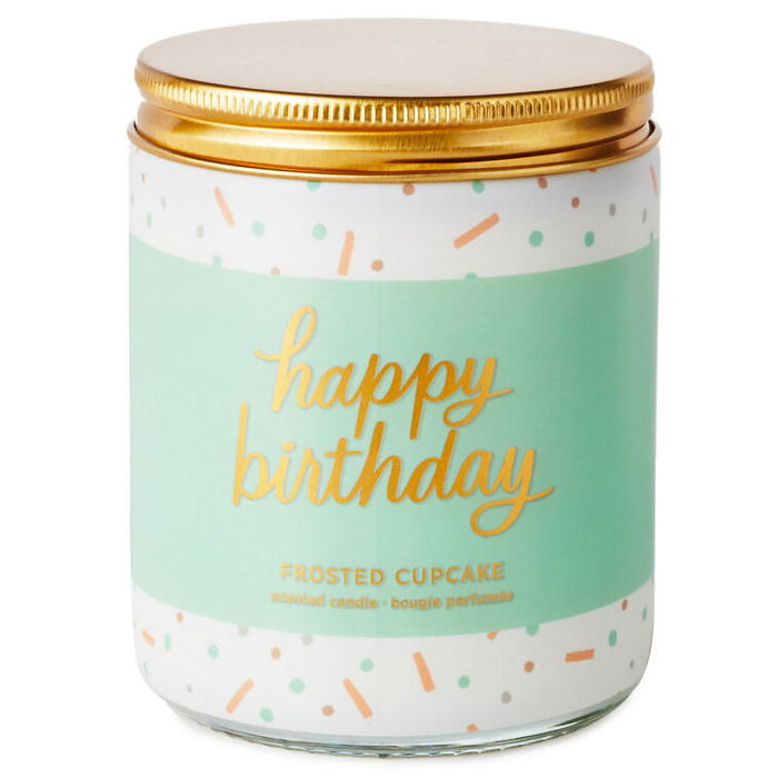 Hallmark : Happy Birthday Scented Single-Wick Jar Candle, 7 oz.