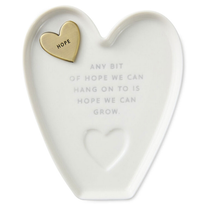 Hallmark : Heart-Shaped Trinket Dish With Token