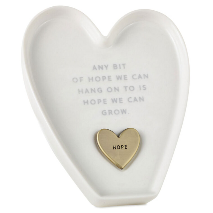 Hallmark : Heart-Shaped Trinket Dish With Token